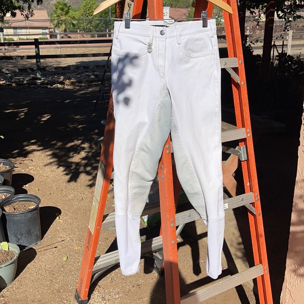 Pikeur Full Seat White Breeches - Picture 9 of 11